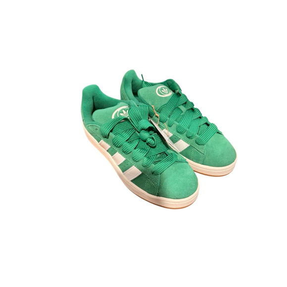 Women's Adidas Campus 00s Green White Sneakers 8.5 - Picture 3 of 6